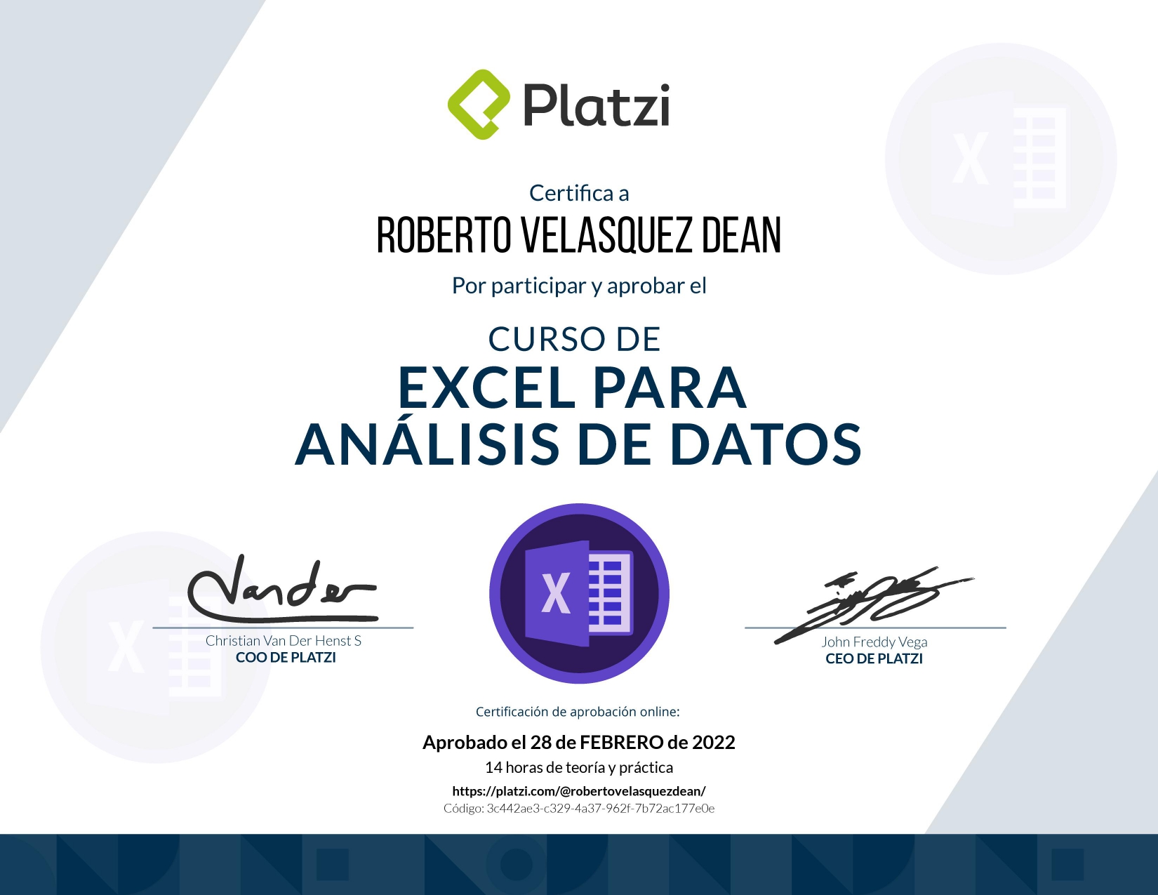 Debe ponerse imagen referente a un evento, al que haya asistido, en el portafolio real